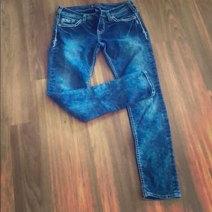 Silver Akio Skinny Jeans
